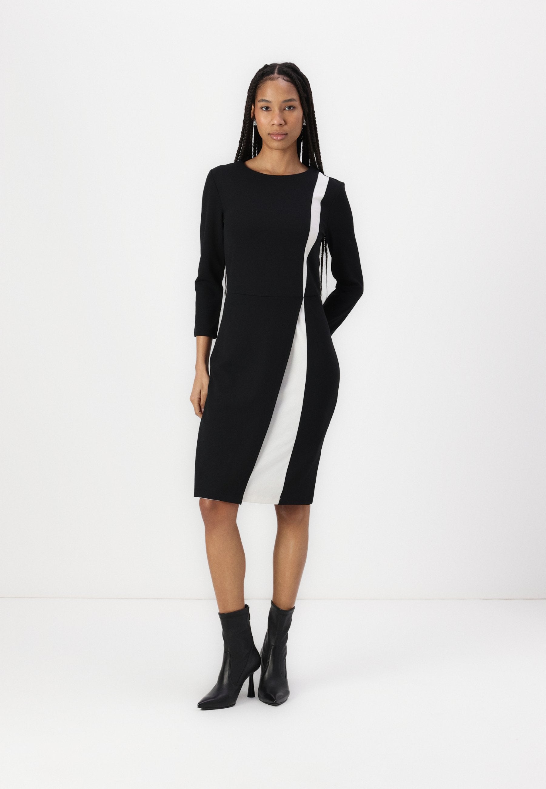 Anna Field CONTRAST OVERLAY FITTED MINI DRESS