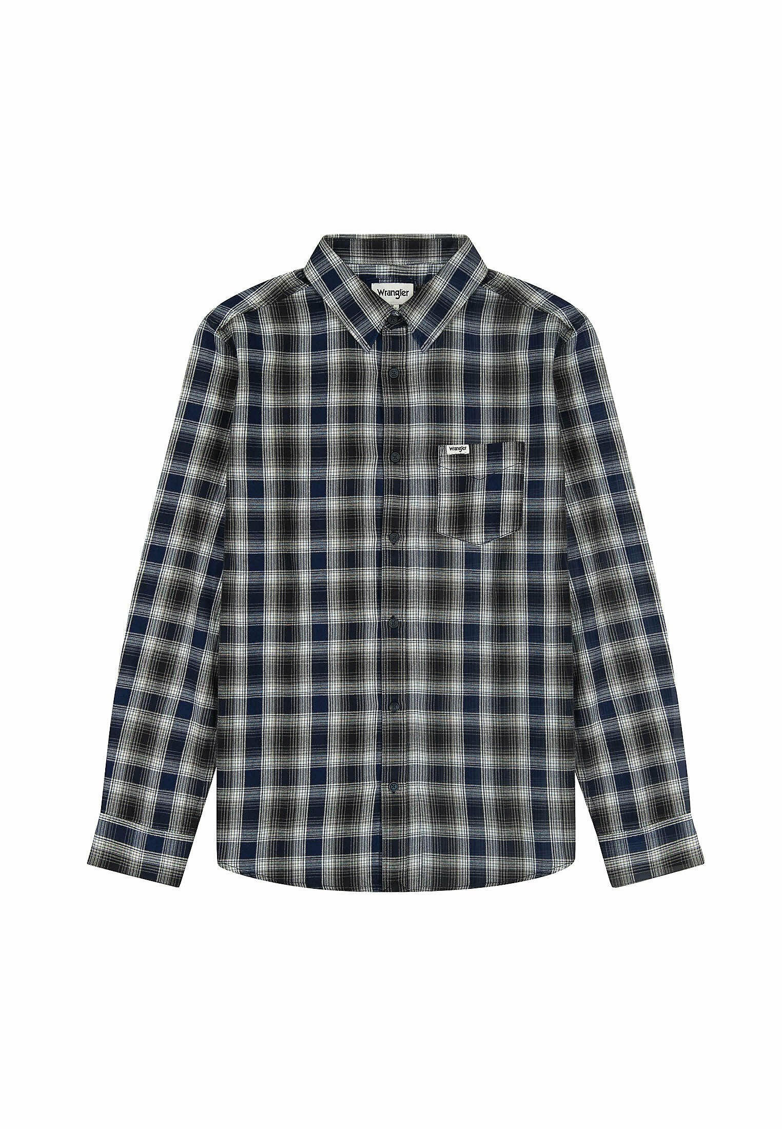 Wrangler 1 PKT INDIGO SHIRT