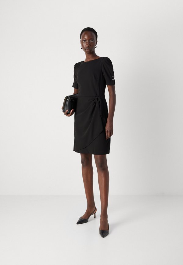 DKNY FAUX WRAP SKIRT
