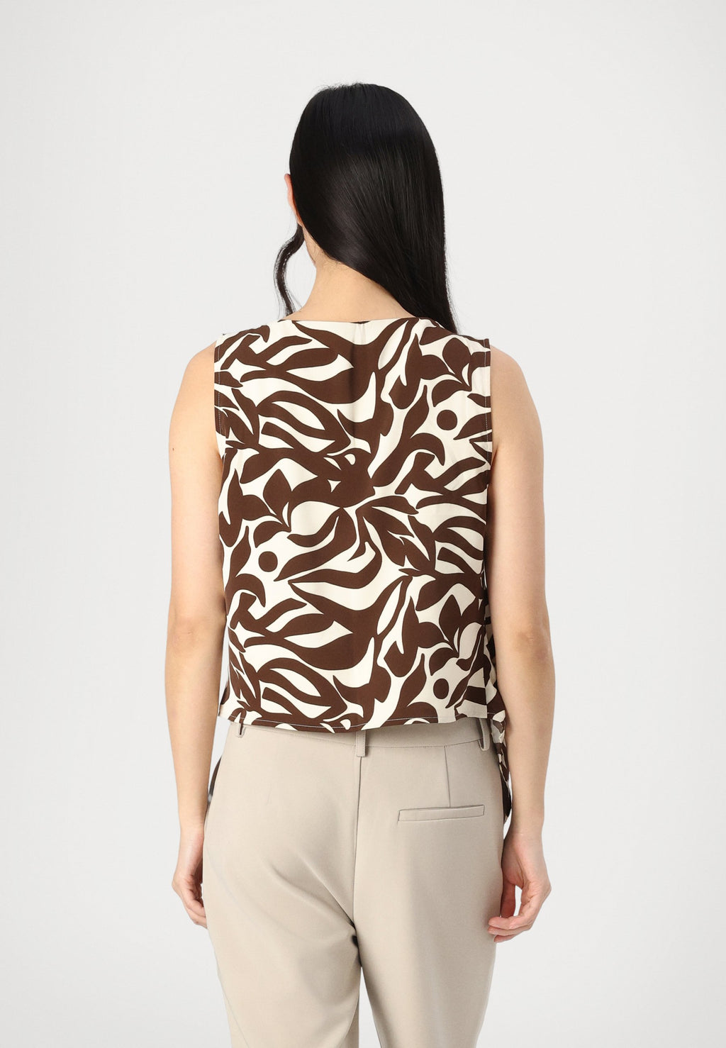 Abercrombie & Fitch Knotted Scarf Top