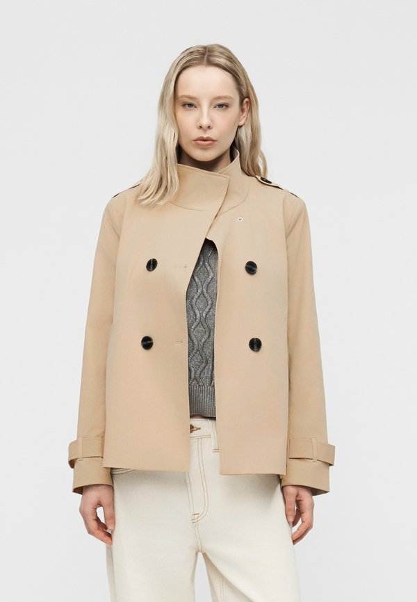 ONLY ONLORCHID HIGH COLLAR JACKET - Light jacket - humus