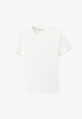 Mango Print T-shirt - white