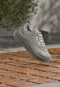 Calvin Klein CHUNKY RUNNER LACEUP - Trainers - pearl grey/formal grey/lilac