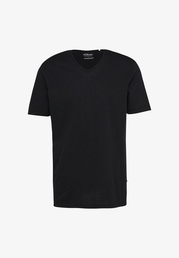 s.Oliver T-SHIRT - Basic T-shirt - schwarz