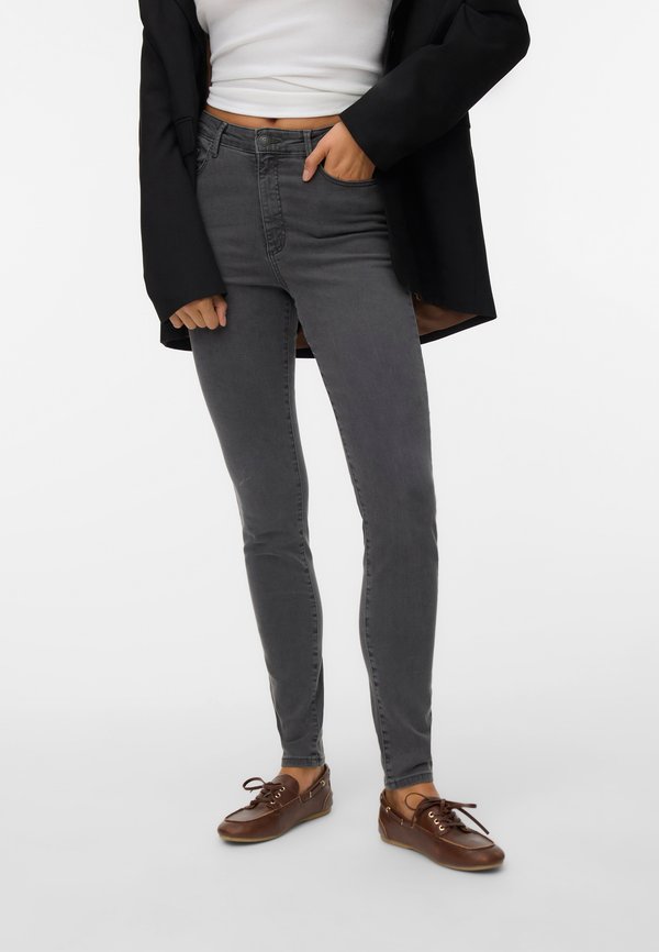 Vero Moda VMSOPHIA  - Jeggings - dark grey denim