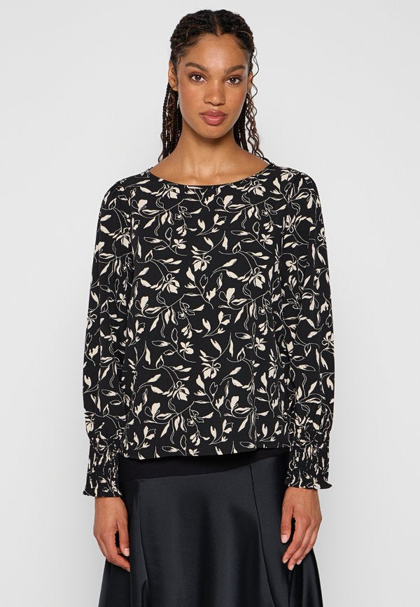 Vero Moda VMLINDA LS SMOCK TOP ZLO GA
