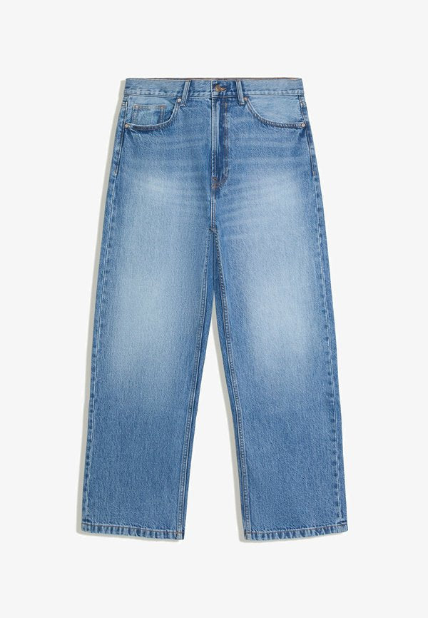 Bershka BAGGY - JEANS - Baggy Jeans - blue denim