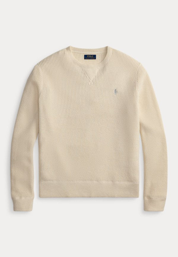 Polo Ralph Lauren WAFFLE-KNIT WOOL-COTTON SWEATER