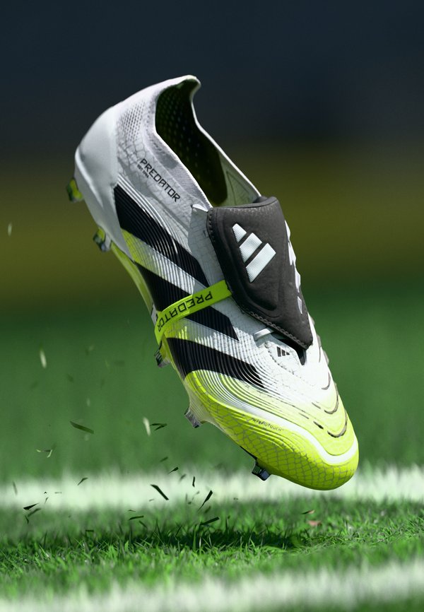 adidas Performance PREDATOR ELITE FOLD-OVER TONGUE FIRM GROUND FOOTBALL BOOTS - Firm-ground football boots - footwear  whitecore black lucid lemon