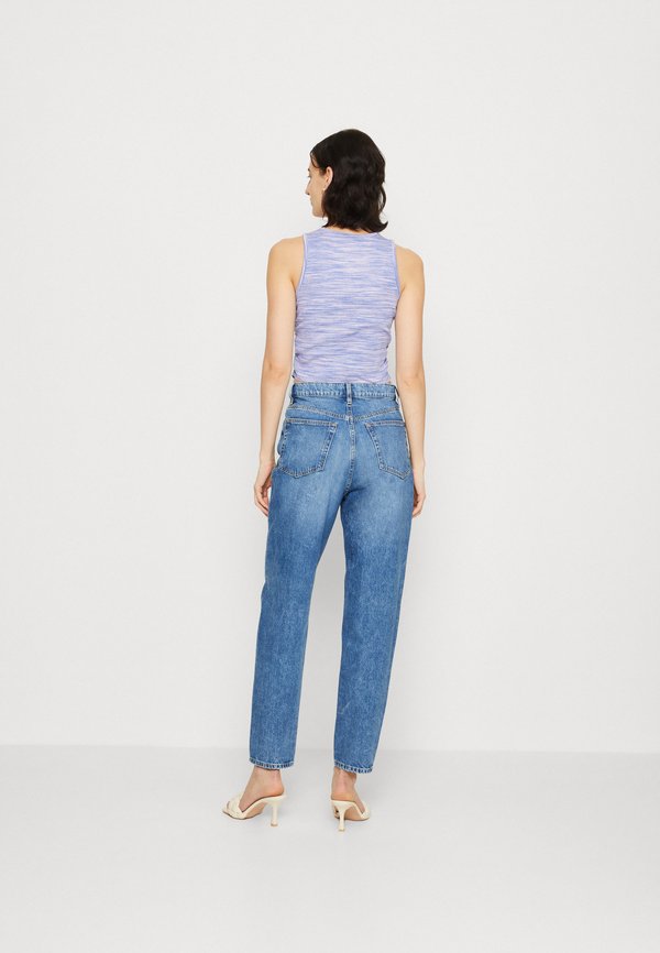 aerie HIGH RUCHED TANK SPACE DYE