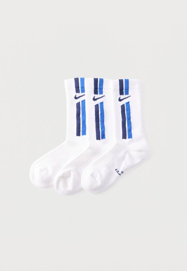 Nike Performance UNISEX 3 PACK - Sports socks - multi-coloured/white/blue