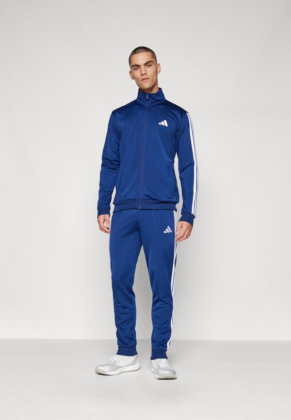 adidas Sportswear 3 STRIPES SET - Tracksuit - dark blue