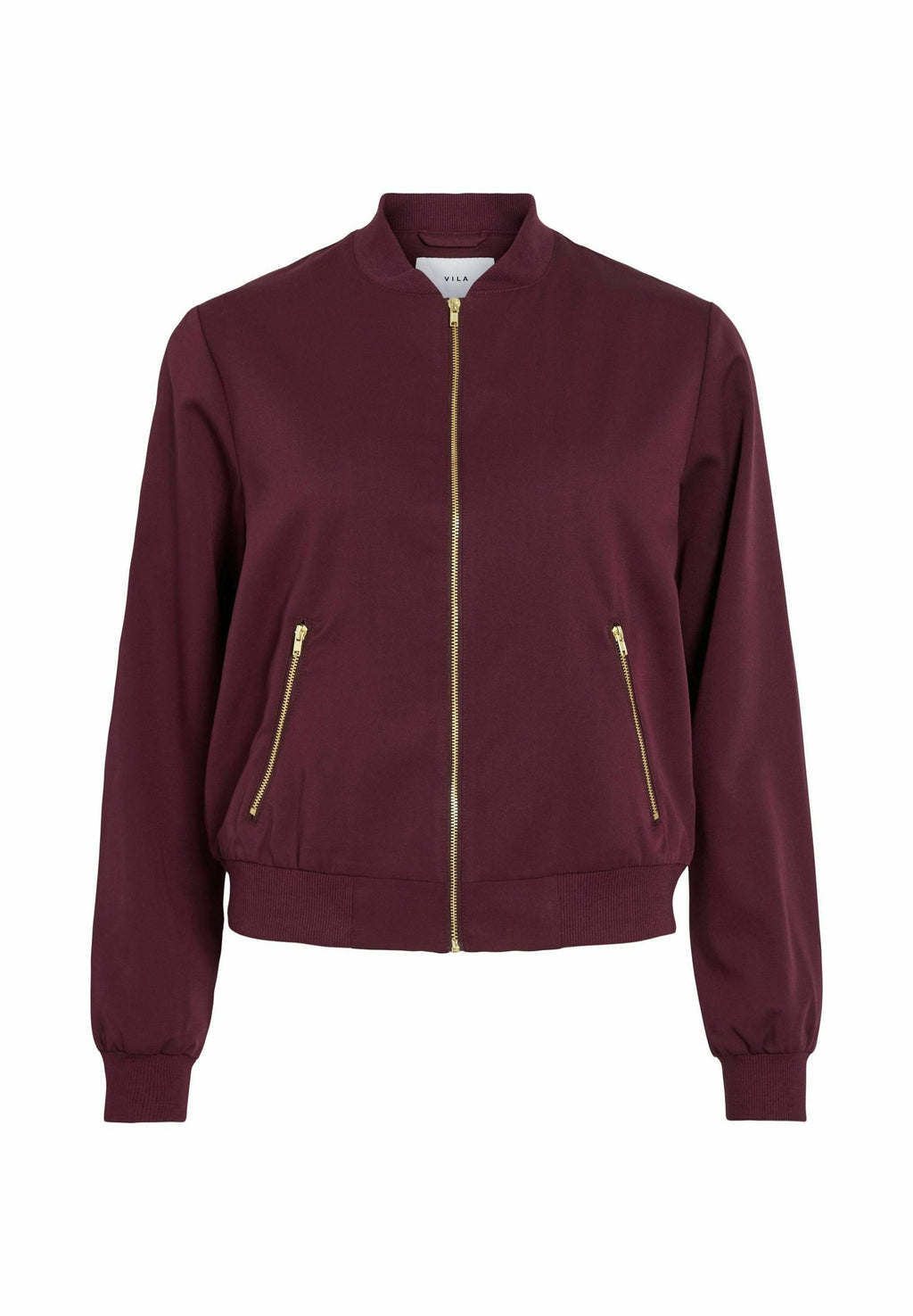 VILA bomber VIBUBBLE Zipper