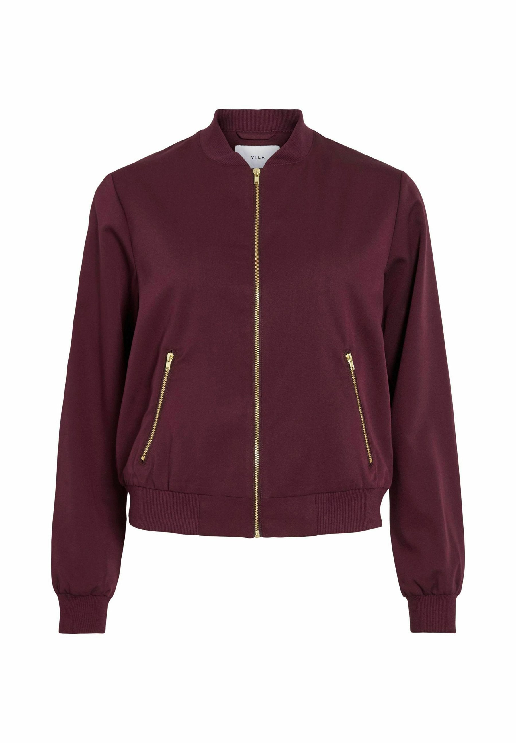 VILA bomber VIBUBBLE Zipper