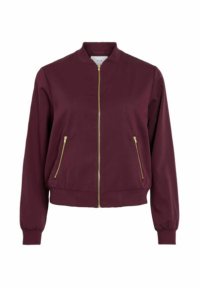 VILA bomber VIBUBBLE Zipper