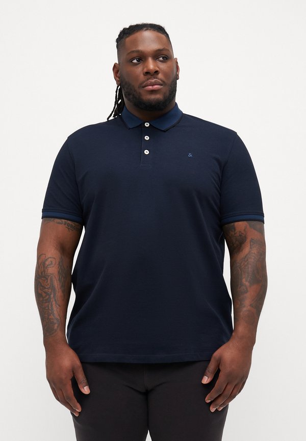 Jack & Jones JJEPAULOS POLO SS NOOS PLS - Polo shirt - dark navy