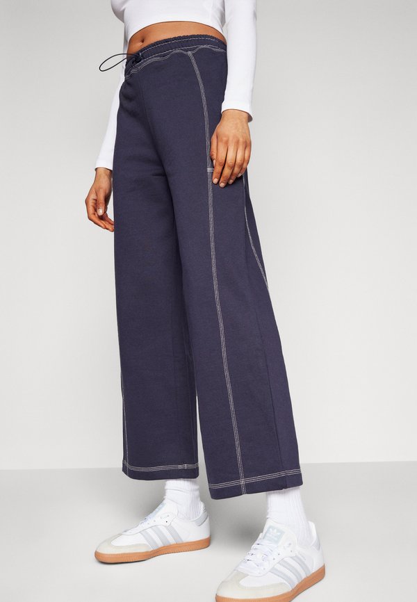 Even&Odd LOOK WIDE LEG JOGGERS WITH CONTRAST STITCHING