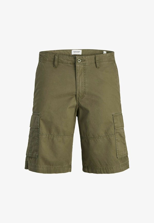 Jack & Jones Cargo Plus Size Relaxed Fit - Shorts - olive night