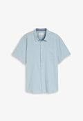 TOM TAILOR Shirt - light blue dot structure