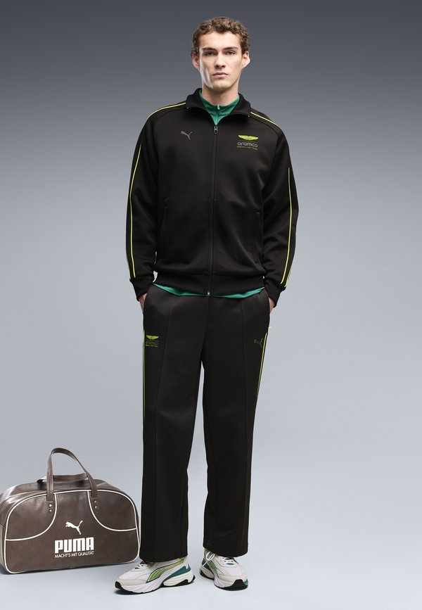 Puma PUMA X ASTON MARTIN ARAMCO F1® TEAM T7 TRAININGSJACKE - Zip-up sweatshirt - black