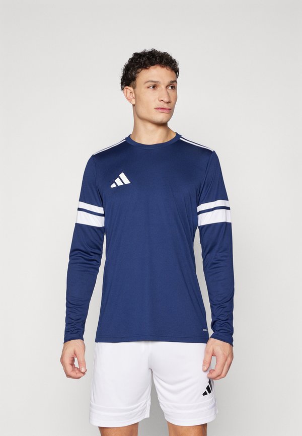 adidas Performance SQUADRA25 JERSEY LM - Long sleeved top - team navy blue/white