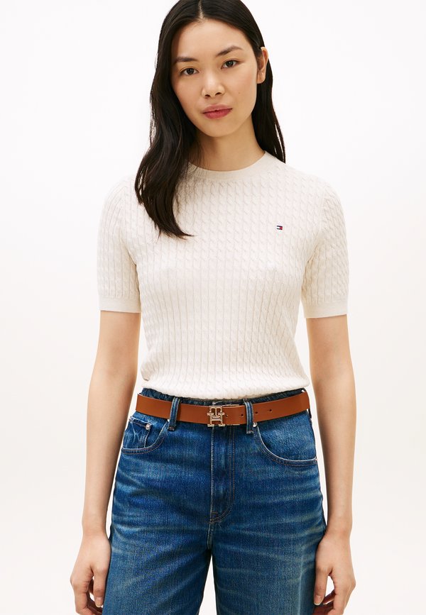 Tommy Hilfiger Basic T-shirt - heather ivory petal