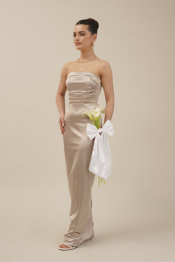 WAL G PETITE TALLY BANDEAU  DRESS