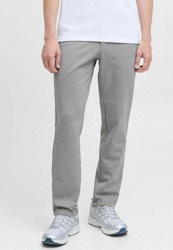 Jack & Jones Chino Slim Fit - Trousers - light grey melange