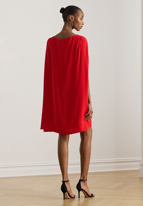Lauren Ralph Lauren CAPE GEORGETTE COCKTAIL DRESS