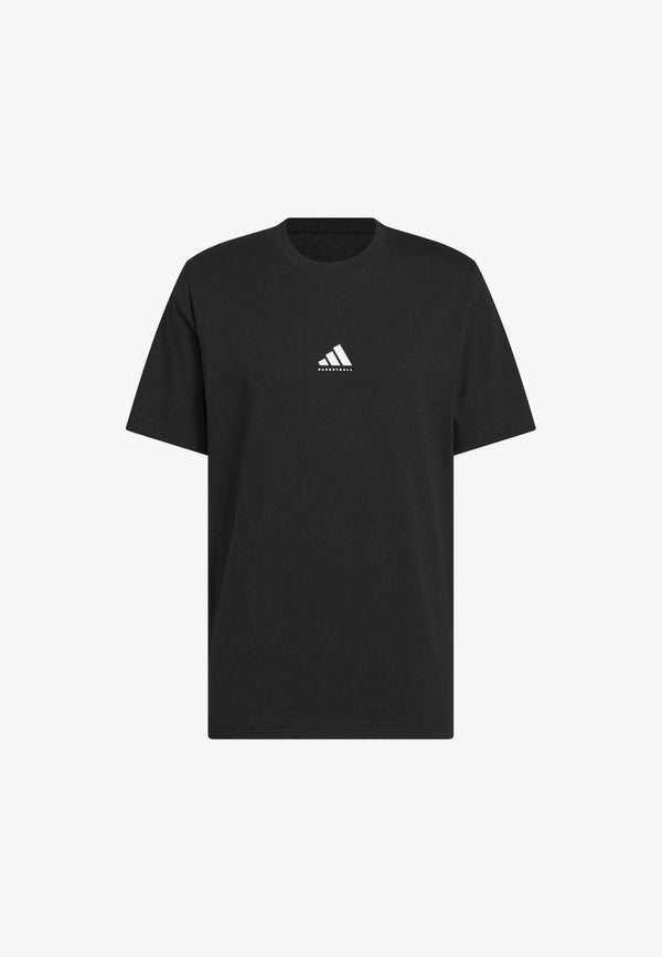 adidas Performance BB FOUND TEE - Basic T-shirt - black   white