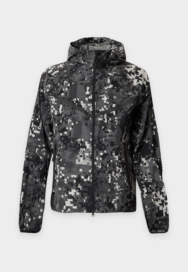 Nike Sportswear M NK TCH DF WVN WR FZ JKT AOP - Light jacket - lt smoke grey black