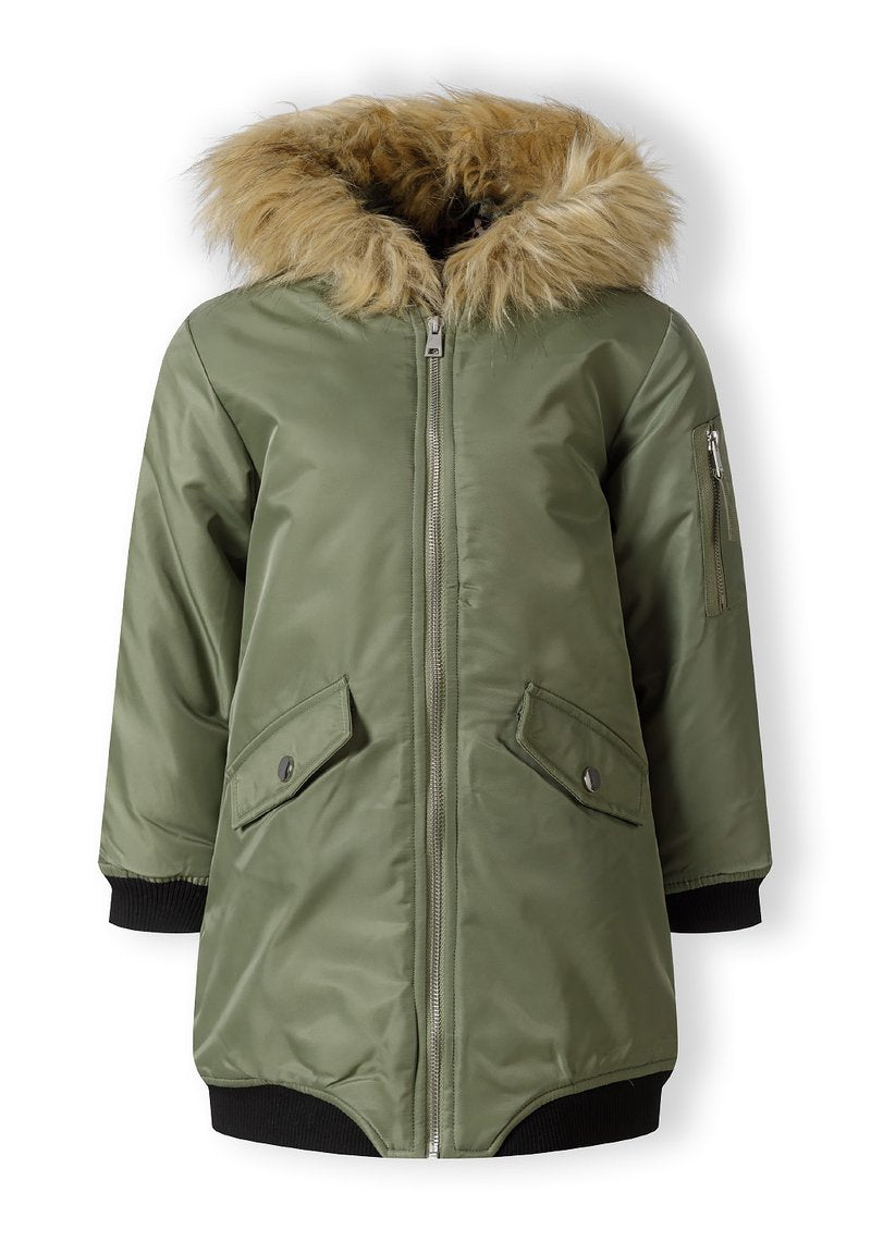 PARKA WITH FUR TRIM HOOD Media 1