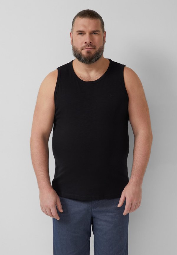s.Oliver T-SHIRT - Top - schwarz