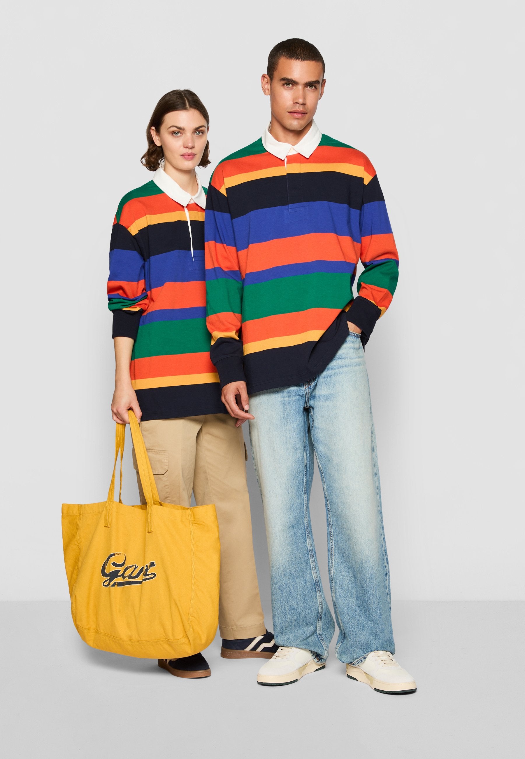 GANT EXCLUSIVE HERITAGE 2.0 MULTI STRIPE HEAVY RUGGER