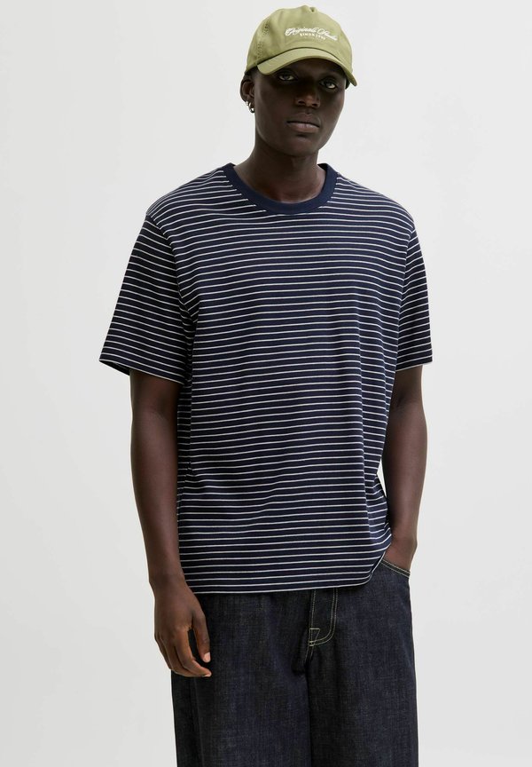 Jack & Jones T- - Print T-shirt - navy blazer