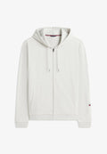 Tommy Hilfiger PLUS TH ORIGINAL TERRY ZIP-THRU LOUNGE - Zip-up sweatshirt - ice grey heather
