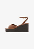 Mango ADULT - Platform sandals - brown