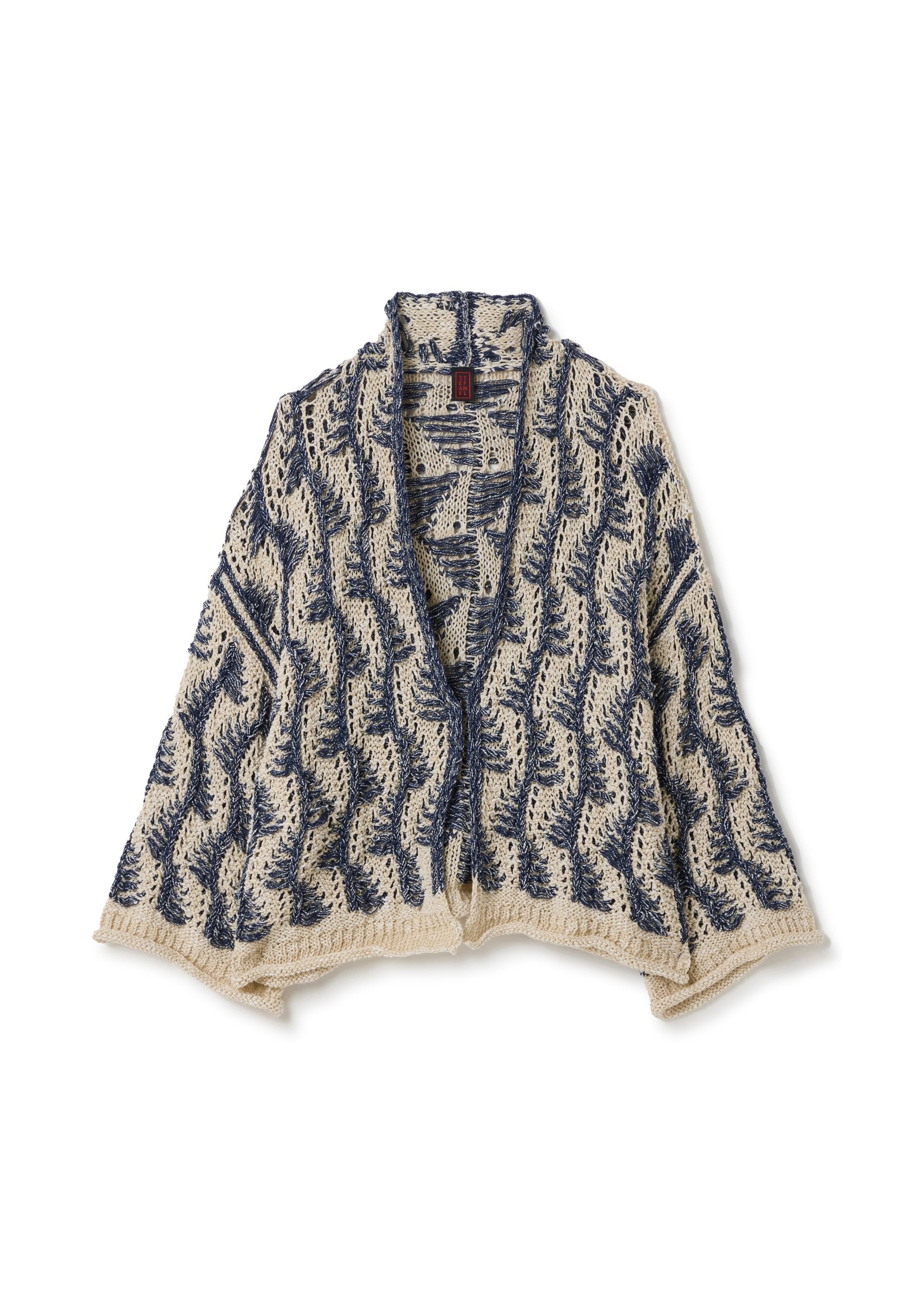Stefanel OPEN CONTRASTING MOTIF.