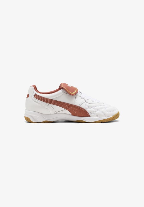 Puma KING - Indoor football boots - white-amarena