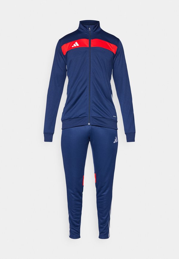 adidas Performance TIRO25 ESSENTIALS TRACKSUIT MEN - Tracksuit - team navy blue/red