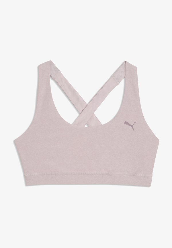 Puma CLOUDSPUN BRA - MID - Medium support sports bra - misty pink heather