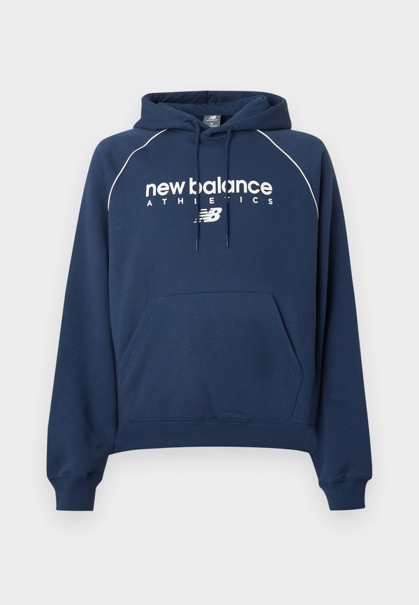 New Balance LINEAR GRAPHIC UNISEX - Hoodie - navy