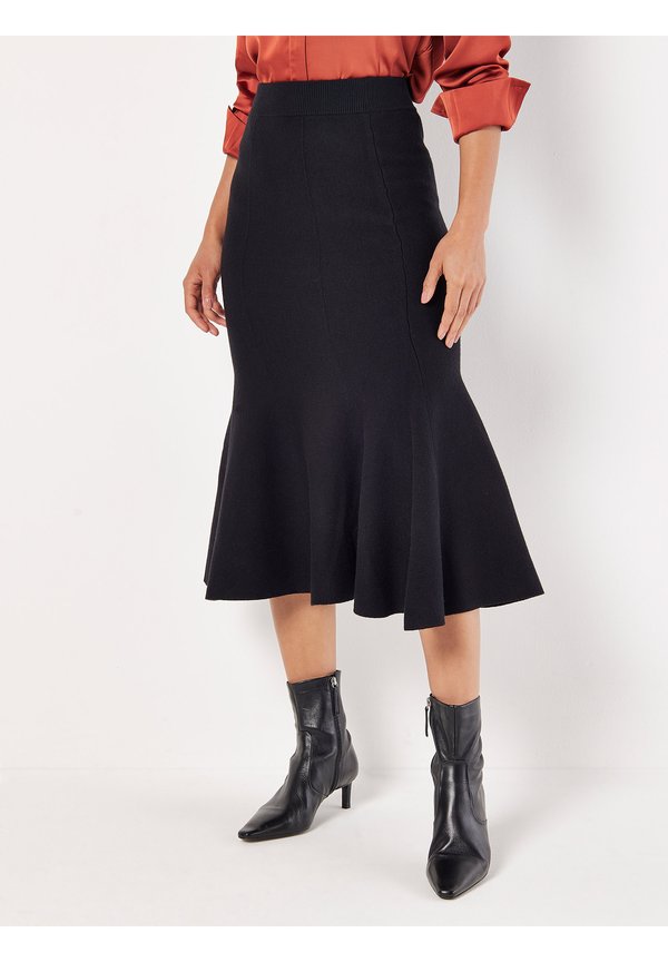 Apricot FLUTE HEM MIDI