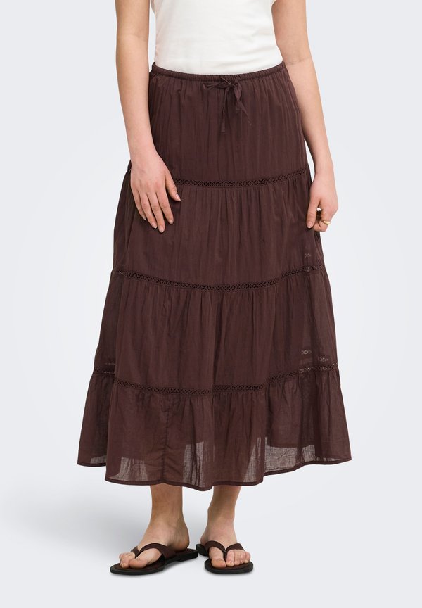 ONLY ONLISA Long - Maxi skirt - puce
