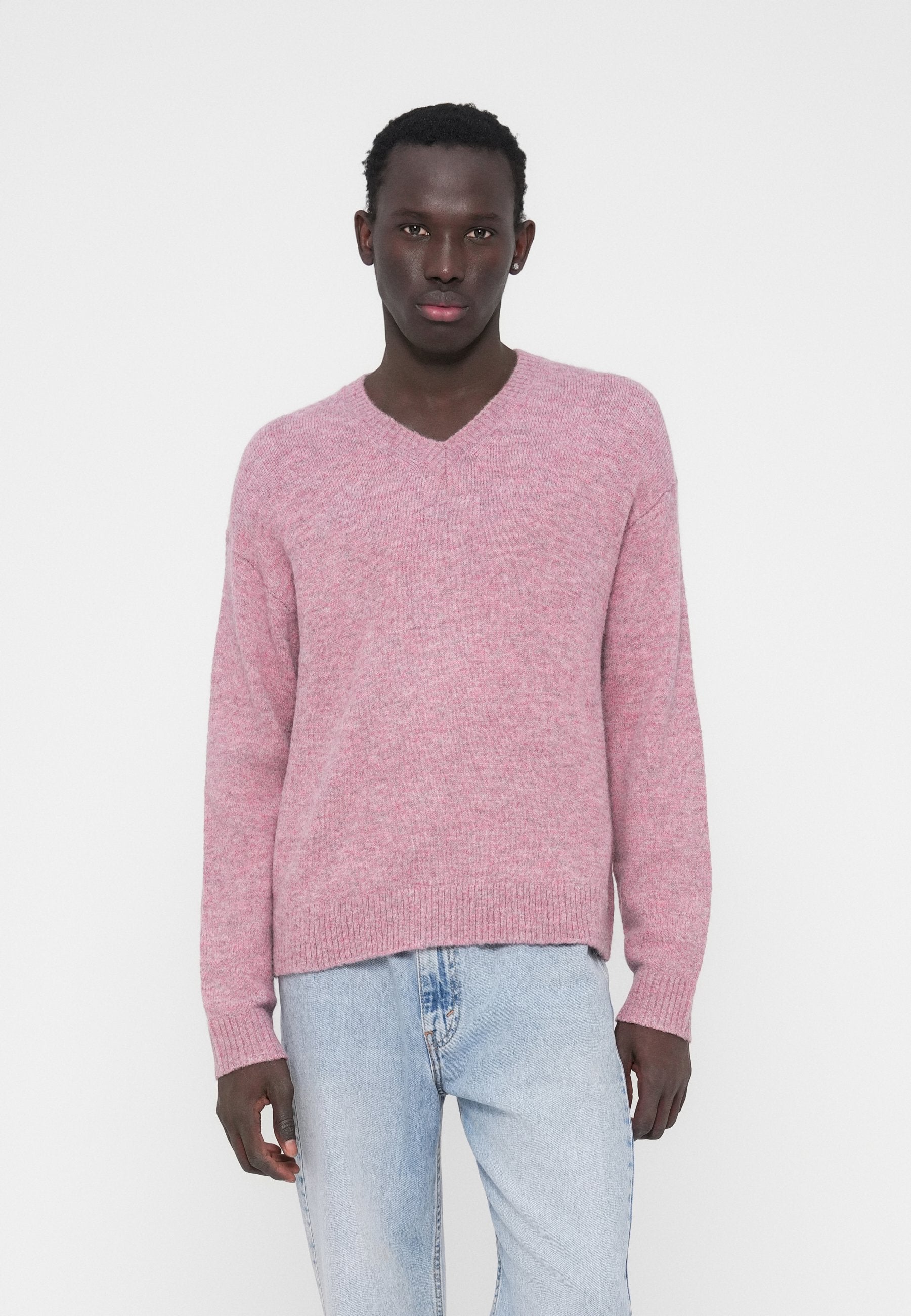 GAP BRUSHED CROPPED VNECK
