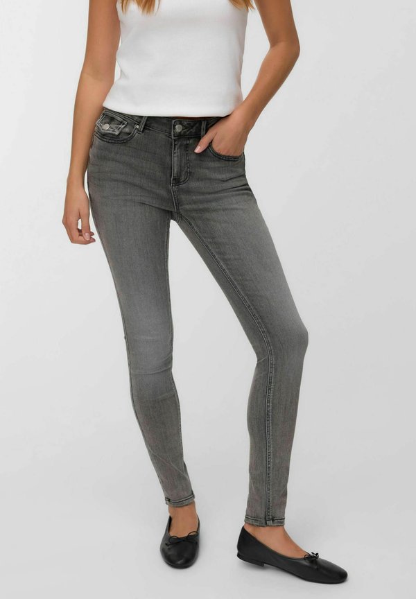 Vero Moda Skinny fit VMFLASH Mid rise - Jeans Skinny Fit - medium grey denim