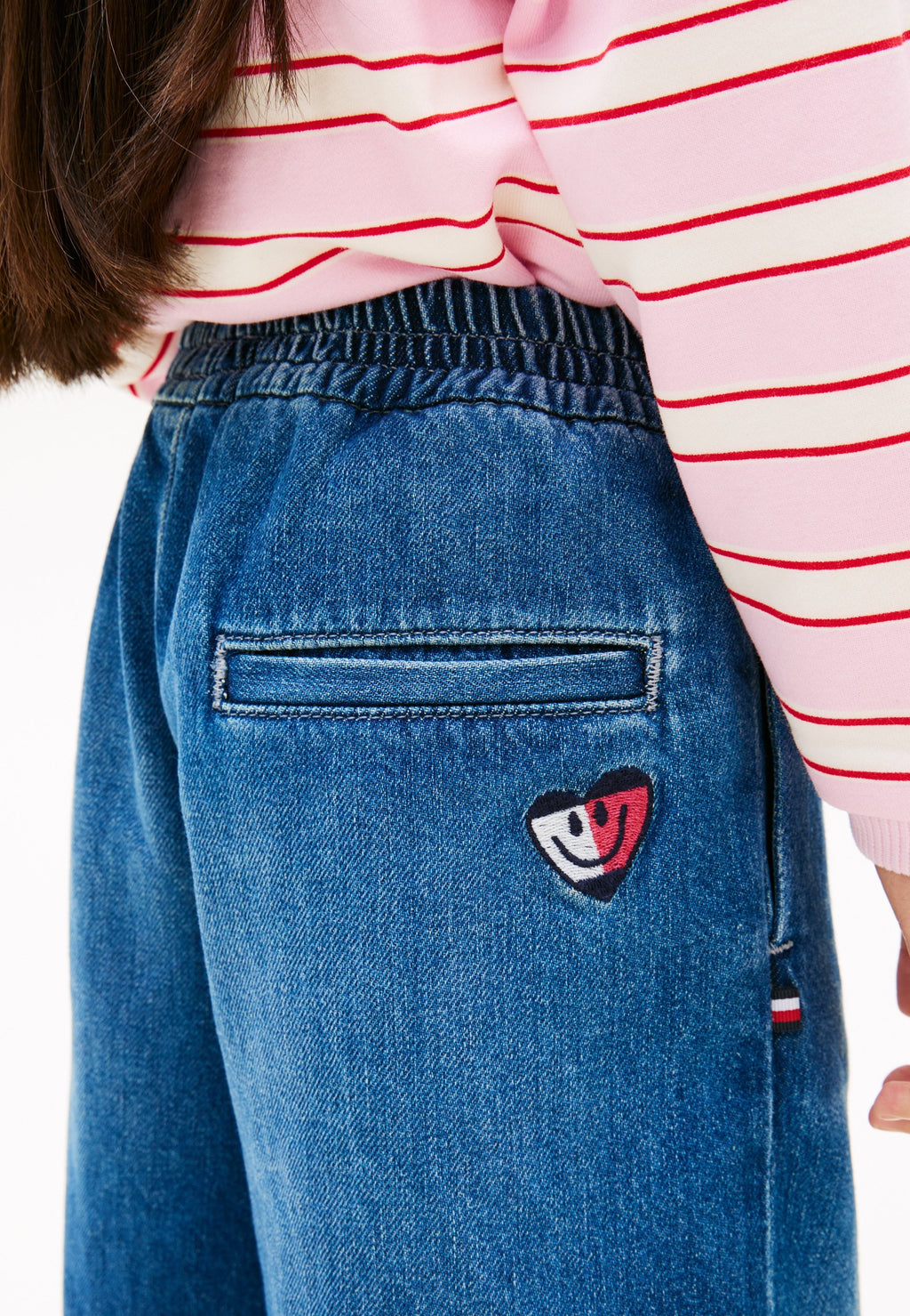WHISKERED DENIM CULOTTES Media 5