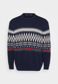 PLACED FAIRISLE C NECK Media 1
