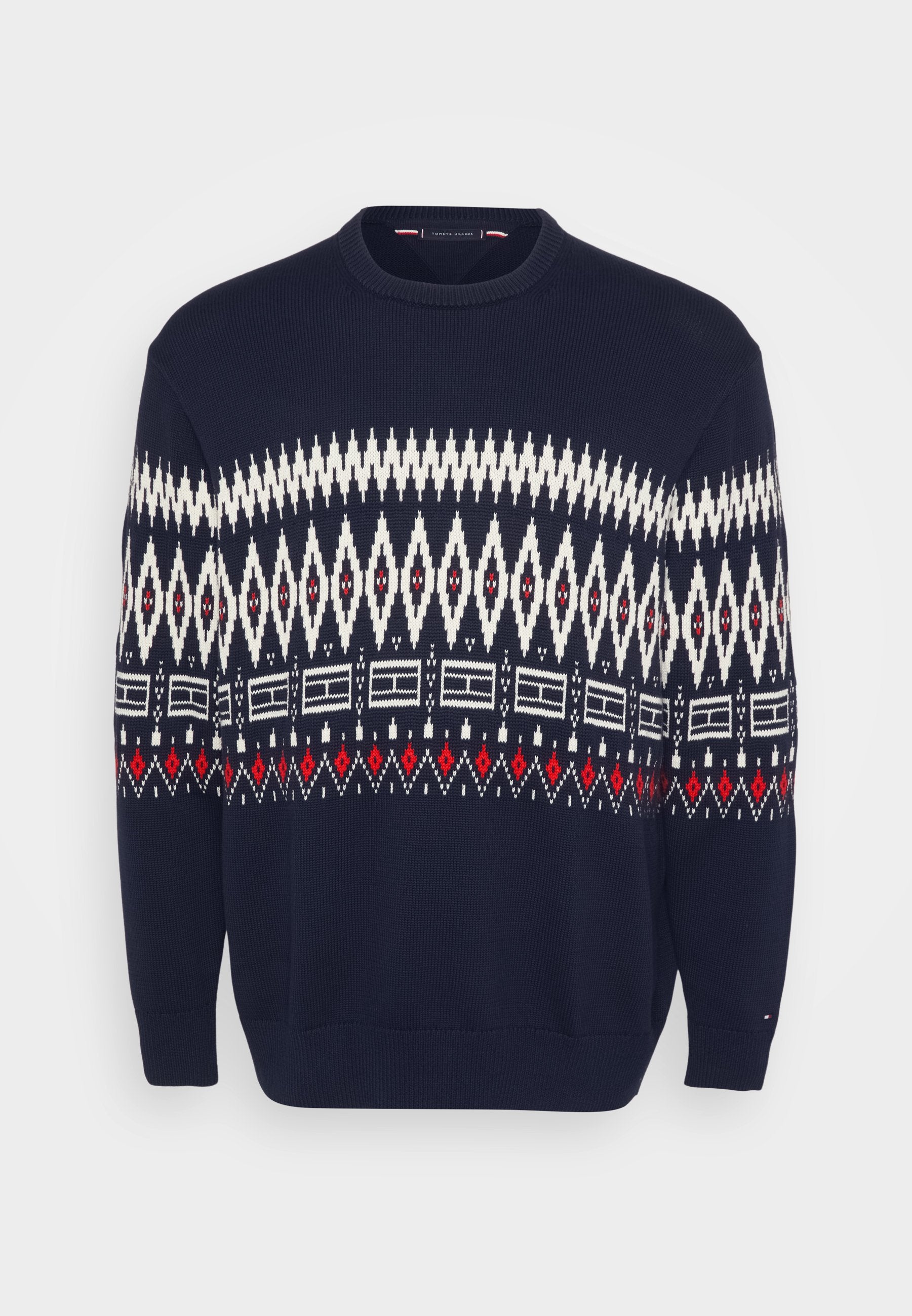 PLACED FAIRISLE C NECK Media 1