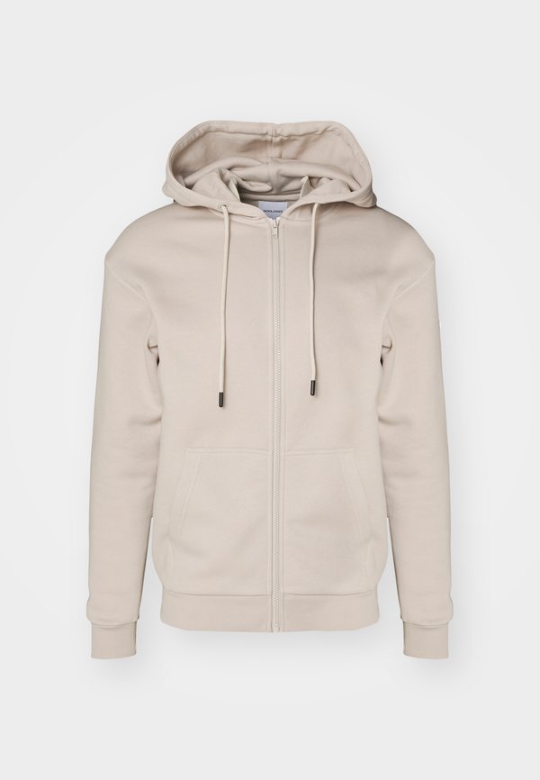 Jack & Jones JJEBRADLEY SWEAT ZIP HOOD NOOS - Zip-up sweatshirt - moonbeam